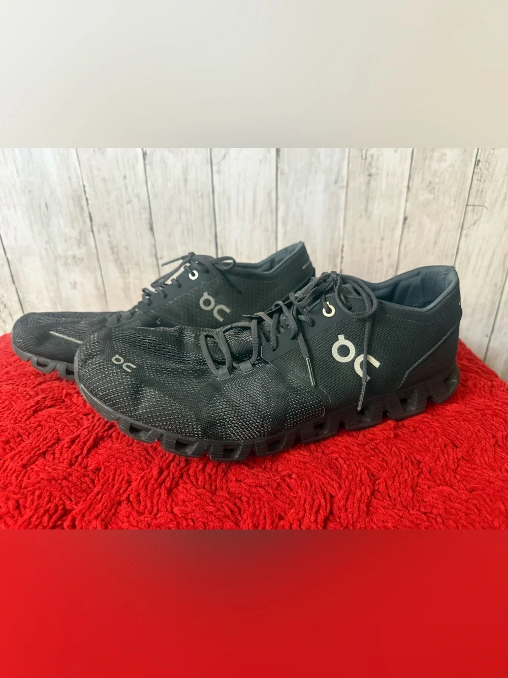 On Cloud 6 Triple Black Mens Running 3MF10071043 Athletic Casual Shoes